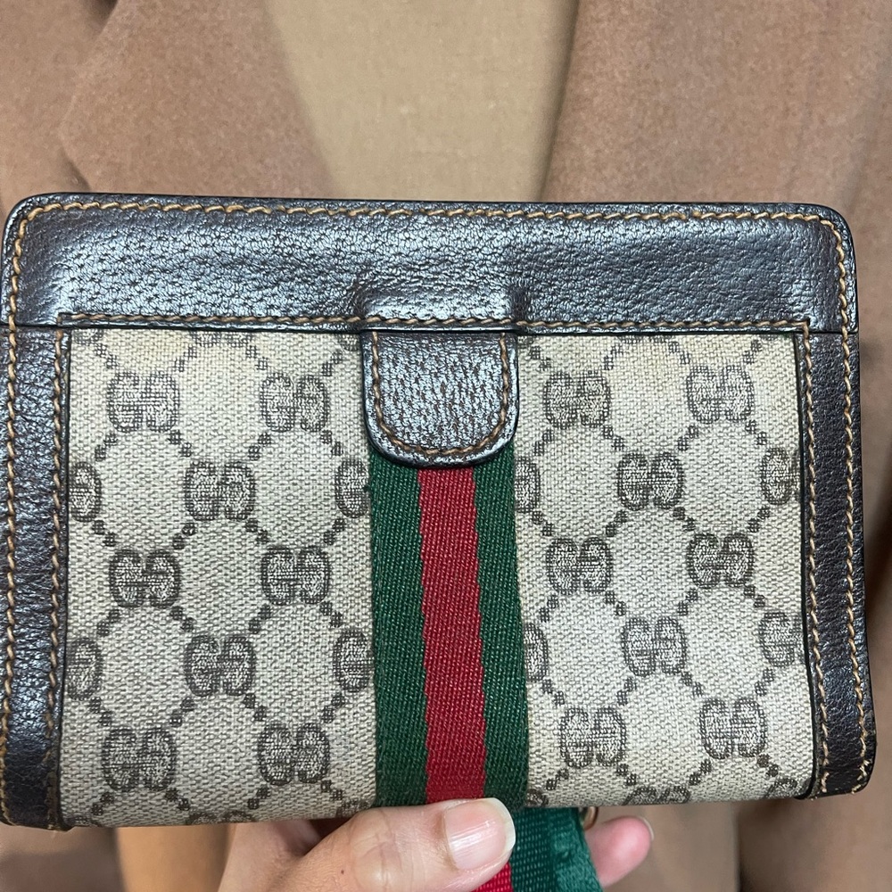 COPY - Authentic Gucci vintage web sherry line mini clutch bag (D7018) - Picture 7 of 10